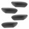 04-13 F150 New Body w/Tubular Step Bar/Running Board Molded Blk Plastic End Cap Set of 4 (Ford)