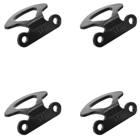 00-14 Ford F150; 01-10 Sport Trac; 05-08 Lincoln Mark LT Box Inner Tie Down Blk Hook Set of 4 (Ford)
