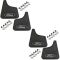 90-12 FS Van w/SRW;87-13 F150,Brnco;87-97 F250,F350 ~Ford~ Logoed Fr /Rr Flt Mud Flap (Set of 4)(FD)