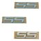 06-09 Trailblazer, Impala; 08-10 HHR; 06-07 Monte Carlo White ~SS~ Nameplate (Set of 3) (GM)