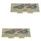 99-07 Silverado, Sierra 1500-3500 Rear Bed Mtd ~4X4~ Logoed Adhesive Nameplate Decal PAIR (GM)