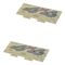 99-07 Silverado, Sierra 1500-3500 Rear Bed Mtd ~4X4~ Logoed Adhesive Nameplate Decal PAIR (GM)