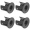 07-14 Silverado, Sierra; 07-13 Avalanche Rear Bpr Mtd Mld Blk Plstc Prkng Asist Snsr Bzl Pair (GM)