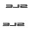 07-13 Sierra 1500; 07-14 2500, 3500 Tgte Mtd; 10-15 Terrain C Pil Mtd Chrome SLE Nameplate PAIR (GM)