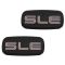 96-07 C/K PU, Silvrado, Sierra, Sub, Tahoe, Ykn, XL C Pillar Mtd ~SLE~ Logoed Nameplate PAIR (GM)