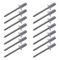 2007-2013 Silverado, Sierra 1500; 07-14 2500, 3500 Rear Bumper Securing Pop Rivet Set of 14 (GM)