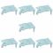 95-05 Hyundai Accent Front Door Mtd Outer Belt Weatherstrip Molding Retainer Clip Set of 7(Hyundai)