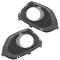 11-13 Kia Sorento Front Bumper Mounted Molded Black Plastic Driving Fog Light Bezel Pair(Kia)