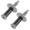 02-10 Dg Ram 1500; 03-10 2500, 3500; 11-15 Ram 1500-3500 Bed Mtd Tailgate Latch Striker Pair (Mopar)