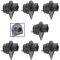 90-92 Mnco; 88-92 Eagle Premr 05-14 Chrysler; 05-14 Ddge Mltft Tllght Wing Nut Set of 7(MP)