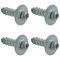 Chrysler; Dodge; Jeep Multifit Fog Light Bezel Mounting Installation Screw Set of 4 (Mopar)