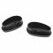 09-16 Dodge Ram 1500, 2500, 3500 w/Tubular Side Step Molded Black Plastic End Cap Set of 4 (Mopar)