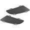 03-05 Mazda6 (w/o Fog Lights) Front Bumper Mounted Driving/ Fog Light Cover Insert Pair (Mazda)