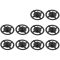 90-15 Infiniti; 89-15 Nissan Multifit Hood Insulator Clip Retainer Set of 10 (Nissan)