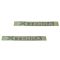 11-15 NIssan Xterra Roof Rack Side Rail Mounted Silver ~X T E R R A~ Logoed Decal PAIR (Nis)