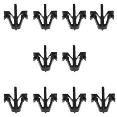 89-95 Toyota Pickup Truck; 90-02 4Runner; 95-04 Tacoma Grille Mounting Clip (Set of 10) (Toyota)