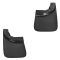 05-15 Toyota Tacoma w/4WD Molded Black Plastic ~4x4~ Logoed Rear Mud Flap Splash Guard Pair (Toyota)