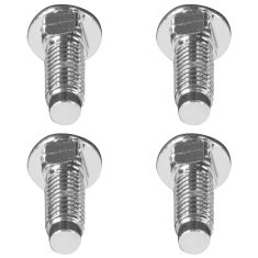 79-91 Toyota Pickup; 84-91 4Runner Chrome Front Bumper Carriage Bolt (8mm x 20mm) Set of 4 (Toyota)