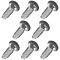 79-91 Toyota Pickup; 84-91 4Runner Chrome Front Bumper Carriage Bolt (8mm x 20mm) Set of 8 (Toyota)