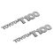 93-98 Toyota T100 Front Door Mounted Chrome ~TOYOTA T100~ Adhesive Nameplate PAIR (Toyota)