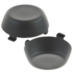05-15 Tacoma; 00-06 Tundra Rear Bumper Mounted Textured Blk Plastic Dome Cap Bolt Cover PAIR (TY)