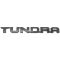 10-16 Toyota Tundra TRD-PRO Front Door Mounted Black ~TUNDRA~ Logoed Namplate Emblem Pair(Toyota)