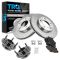 94-98 Ford Mustang Front Hubs, Ceramic Brake Pads, Brake Rotors Kit