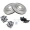 01-05 Stratus Sedan; 01-06 Sebring Conv/Sedan Front Hubs, Ceramic Brake Pads, Brake Rotors Kit