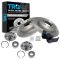 02-05 Mountaineer, Explorer 4 Door Rear Hubs, Premium Posi Ceramic Brake Pads, Brake Rotors Kit