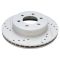 00-02 Dodge Durango Front Wheel Hub & Perormance Brake Rotor & Pad Kit