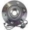 04-05 Infinity QX56; Nissan Armada; Titan Front Ceramic Disc Brake Pad, Performance Rotor, & Hub Kit