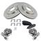 06-07 Infiniti QX56; Nissan Armada Front Ceramic Disc Brake Pad, Rotor, & Hub Kit