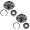 02-05 Explorer,02-05 Moutaineer, Rear Performance Brake Rotor,Premium  Ceramic Pads & Wheel Hub Kit