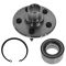 02-05 Explorer,02-05 Moutaineer, Rear Performance Brake Rotor,Premium  Ceramic Pads & Wheel Hub Kit