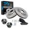 04-09 Nissan Quest Front Premium Posi Ceramic Brake Pads, Rotors & Hub Bearing Kit