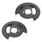 97-05 GM Mid Size Truck Rear Disc Brake Dust Shield PAIR (LH & RH)