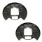 99-04 Jeep Grand Cherokee Rear Disc Brake Backing Plate PAIR