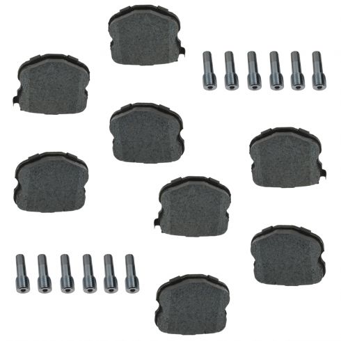 Disc Brake Pad Set-Semi Metallic Rear 17D1185AMH fits 06-13 Chevrolet Corvette
