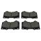 07-16 Toyota Tundra; 08-16 Sequoia Front Disc Ceramic Brake Pads w/Shims Kit (Toyota)