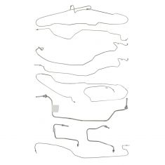 03-07 Silverad Sierra 1500 4WD Ext Cab 6-1/2 Bed Stainless Brake Line Set