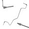 99-02 Silverado Sierra 1500 4WD Ext Cab 6-1/2 Bed Stainless Brake Line Set