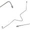 99-02 Silverado Sierra 2500HD, 3500 (exc DRW) Ext Cab 8 Bed SS Brake Line Set