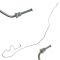 99-02 Silverado Sierra 2500HD, 3500 (exc DRW) Ext Cab 8 Bed SS Brake Line Set