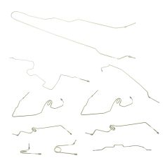 95-99 Chevy, GMC Suburban K1500 w/4WD & 5.7L (10 Pce) Stainless Steel Brake Line Kit (DM)