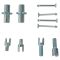 10-12 Lexus; 05-16 Nissan; 03-10 Pontiac; 05-10 Scion; 00-16 Toyota Rear Parking Brake Hardware Kit