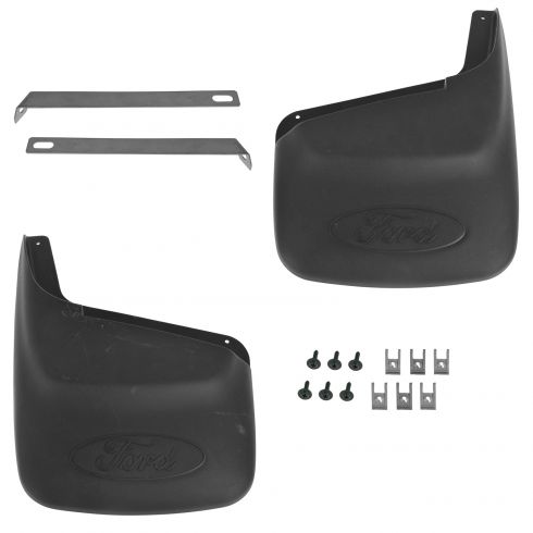 OEM NEW Rear Molded Splash Guard Mud Flap w//o Lip 99-10 Super Duty 8C3Z16A550DB
