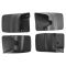 98-07 Ford Ranger (w/o Whl Lip Mlds) Front & Rear Molded Splash Guard Mud Flap (Set of 4) (Ford)