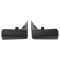 11-14 Dodge Charger (exc SRT8) Mld Black Plastic Front Deluxe Splash Guard Mud Flap Kit PAIR (MP)