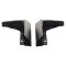 11-14 Dodge Charger (exc SRT8) Mld Black Plastic Front Deluxe Splash Guard Mud Flap Kit PAIR (MP)