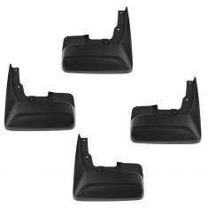11-15 Toyota Sienna Molded Black Plastic Front & Rear Mud Flap Splash Guard (Set of 4) (Toyota)